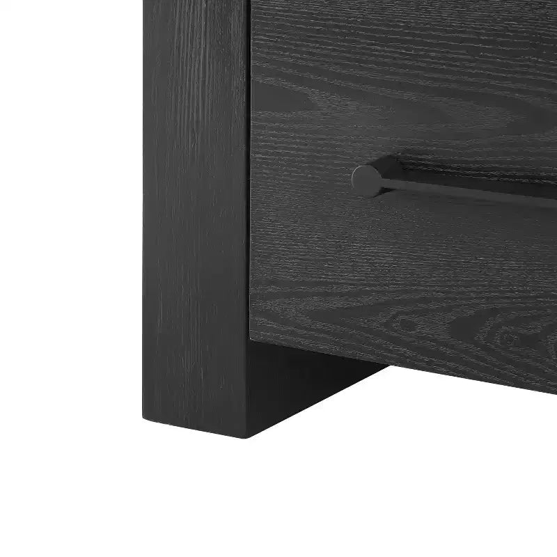 Cassettiera moderna da 63" a 4 cassetti, mobile contenitore per camera da letto