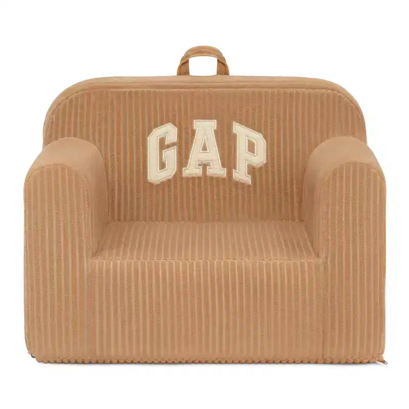 Delta Children Gap Cozee Ribbed Velour Chair, Beige