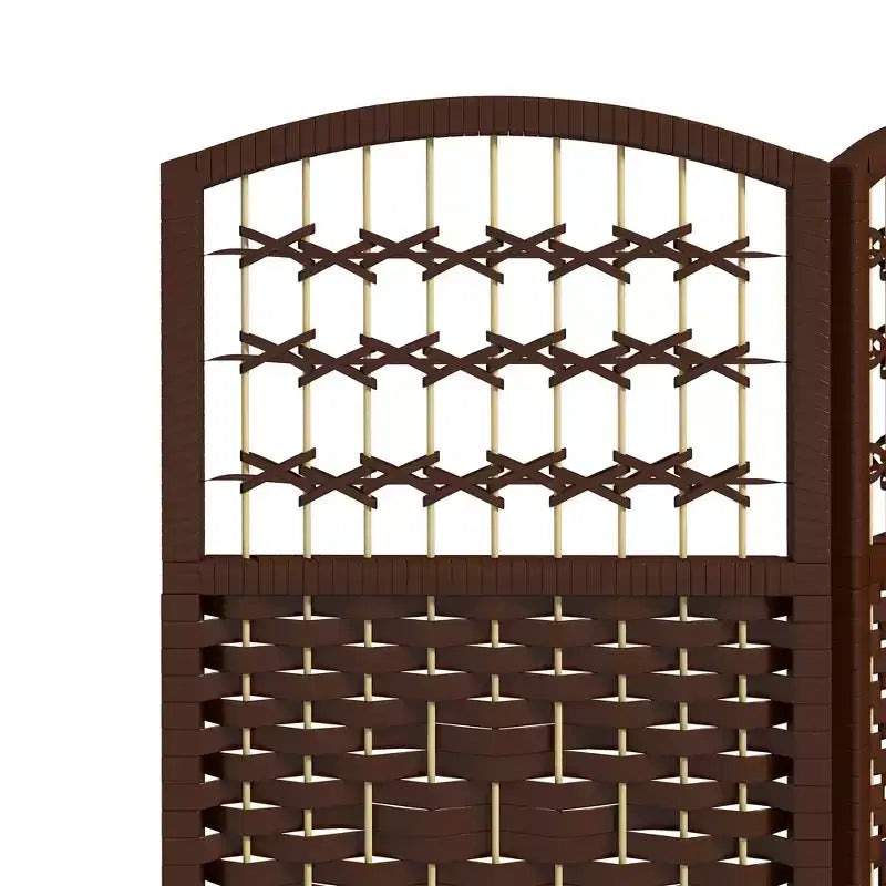 Divisorio a 3 pannelli pieghevole, paravento portatile per la privacy, divisorio ondulato in fibra per casa e ufficio