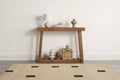 Galano Wood Console Table with Bottom Shelf 43 W x 12 D x 32 H