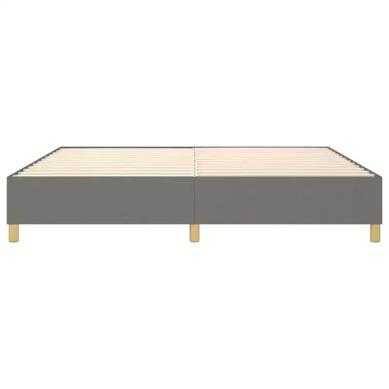 Giroletto in tessuto grigio scuro (100% poliestere), compensato, legno ingegnerizzato