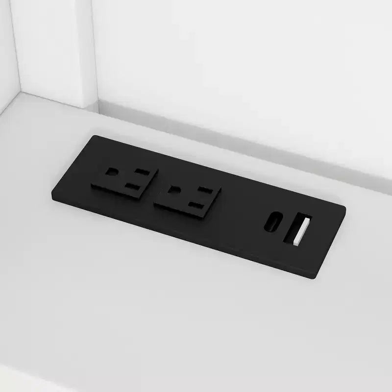 Letto a una piazza in legno con ripiani portaoggetti, schienale imbottito e letto estraibile