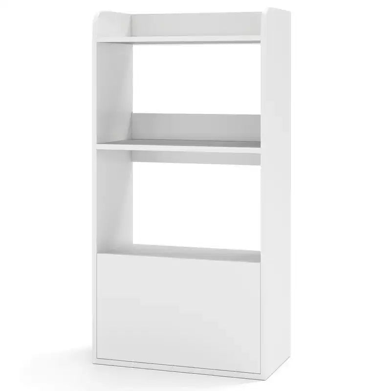 Libreria con Cassetto a 3 Ripiani Aperti Antiribaltamento per Soggiorno