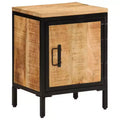 vidaXL Bed Cabinet 15.7x11.8x20.7 Solid Rough Mango Wood