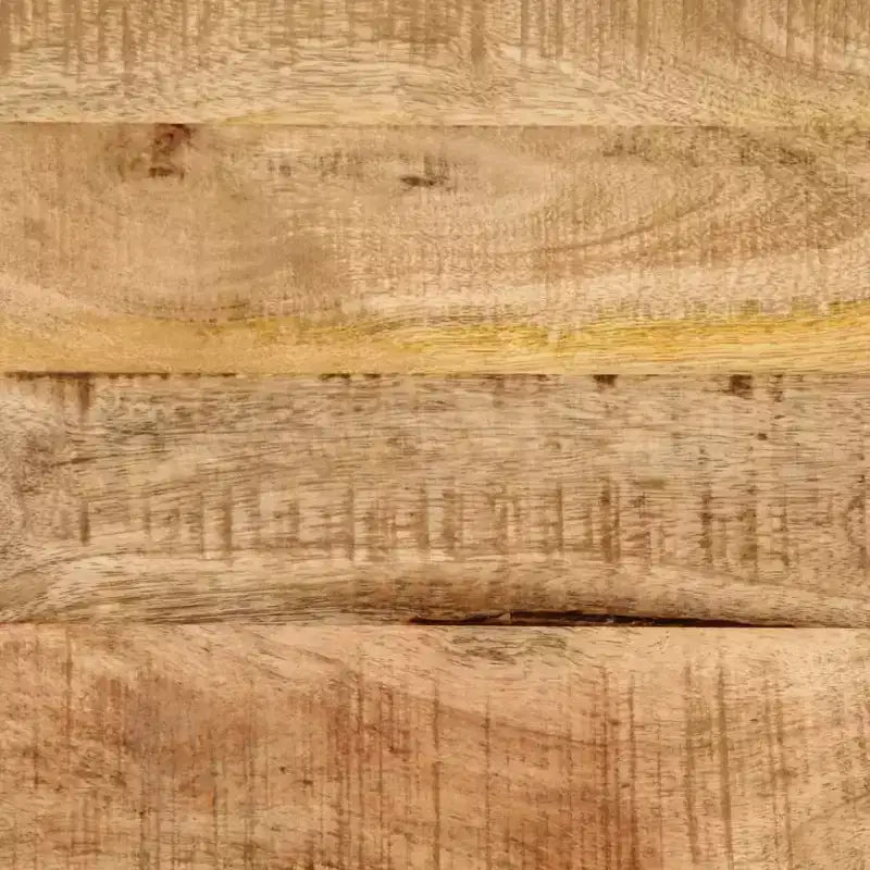 Comodino 40x30x52,5 cm Legno Massello di Mango Grezzo Naturale